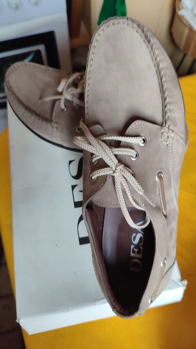 Новые замшевые мужские туфли 44 размера произаодство Турция