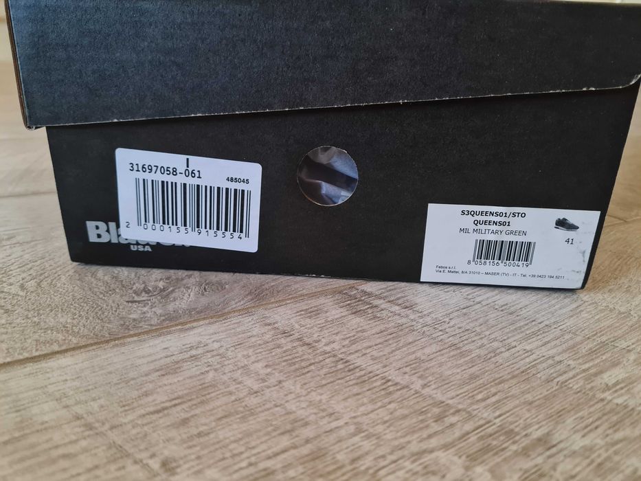 кроссовки кожаные Blauer USA.