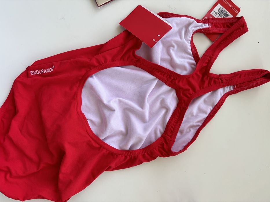 Costum de baie înot întreg Speedo nou femei roșu