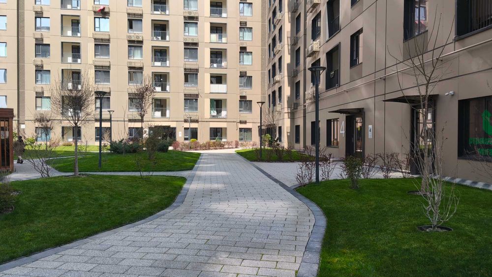 Yu  Евро 2х комнатная 42м2 квартира с готовым ремонтом NRG Zamon