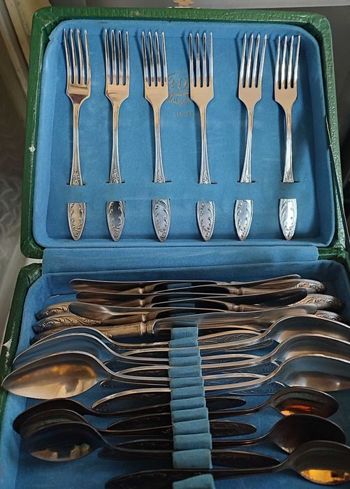 Посребрени Руски прибори за хранене МНЦ