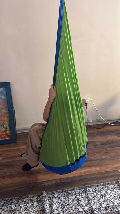 Гамак-кокон подвесной, качели капля комнатные домашние