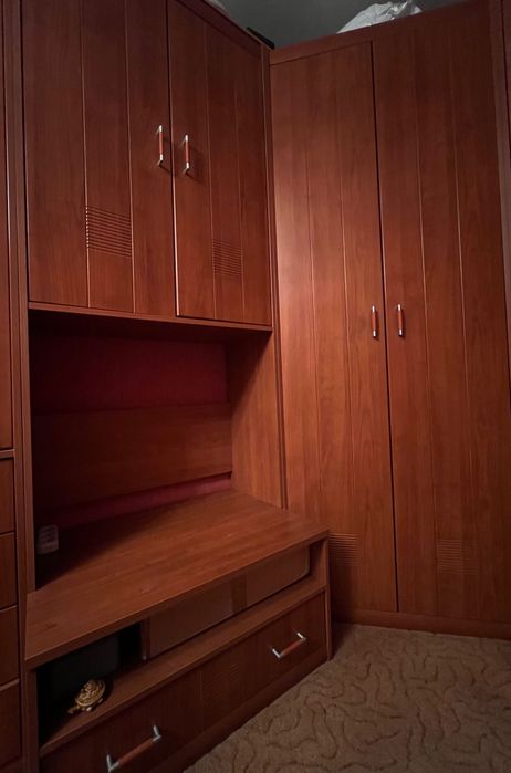 Угловой шкаф и тумба под телевизор Столплит