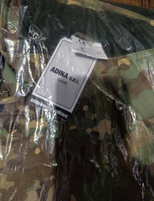 Scurta / Geaca cu gluga militara camuflaj COMBAT, marimea 48 talia 1