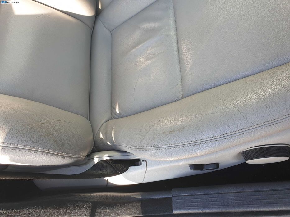 Interior Piele Alba Scaun Scaune Cu Incalzire si Bancheta cu Spatar Mercedes Clasa C Class W204 Sedan Berlina 2007 - 2014 [Q0086]