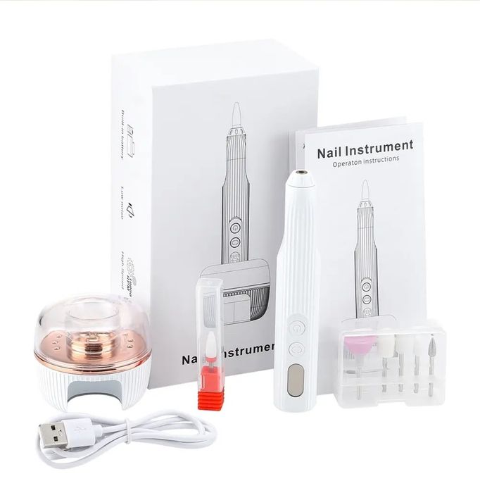 Преносима Електрическа пила, УВ лампа за нокти 2 в 1 маникюр и педикюр