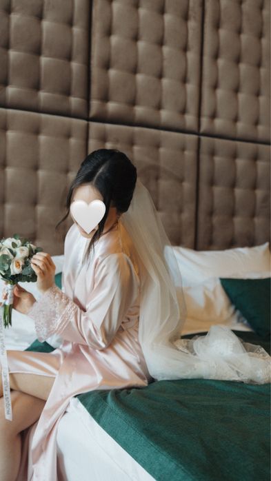 Халат с пеньюаром утро невесты