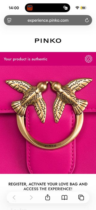 Pinko чанта  Half Moon Love