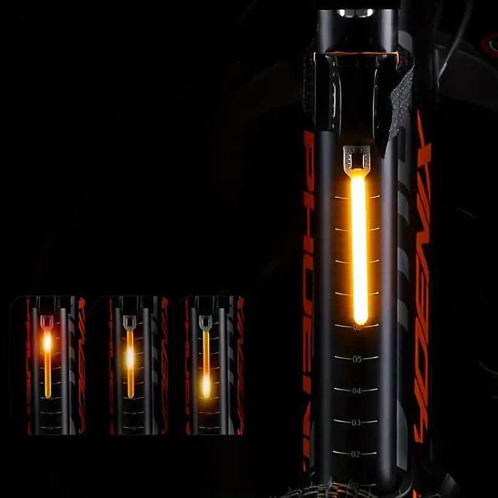 LED TAIL LIGHT стоп светлина за велосипед с висока яркост, линия - USB