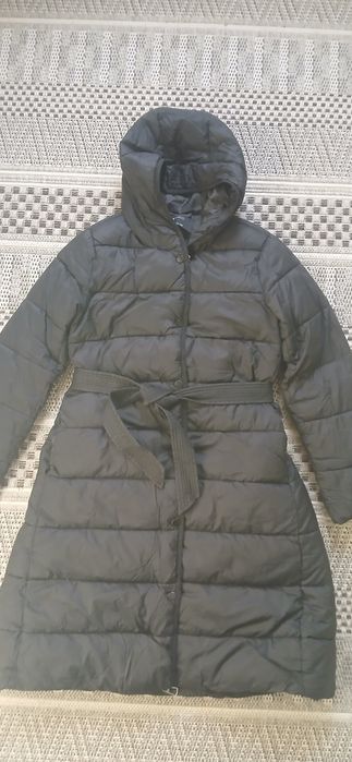 Geaca lunga neagra