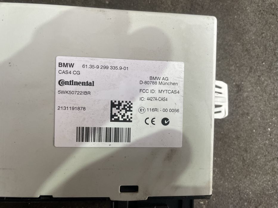 АТМ/ КАС/ ICM BMW F10, 2013 (cas IV, ICM, ATM bmw f10)