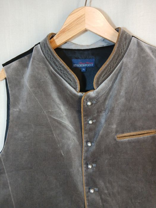 Veste bavareze Nr 54/56 vesta catifea Tracht Oktoberfest vanatoaret