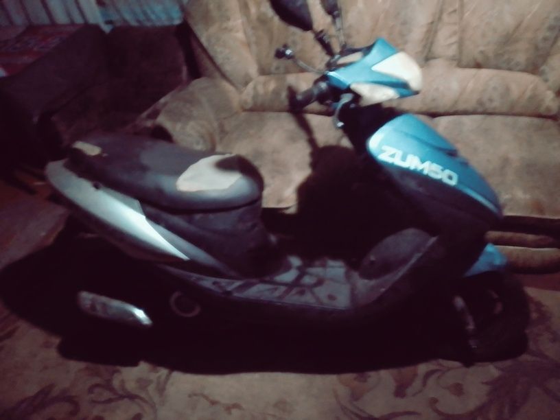 Скутер , на ходу