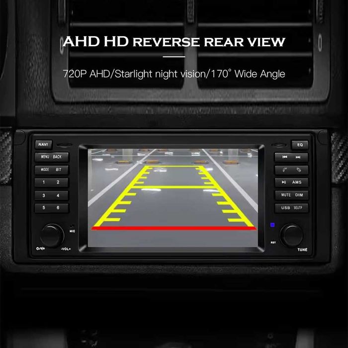 7-инчова мултимедия за BMW X5 E53 (1999–2006) – Android Carplay