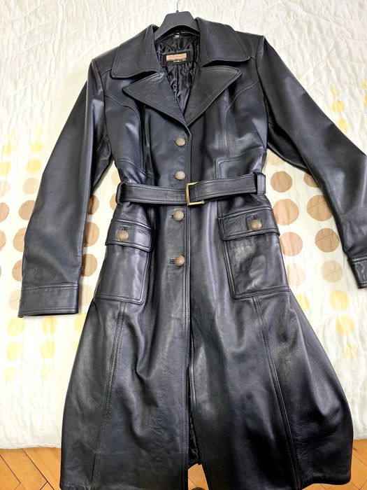 Кожено манто от естествена кожа