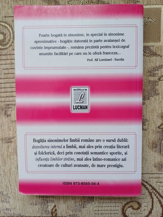 Dicționar de sinonime