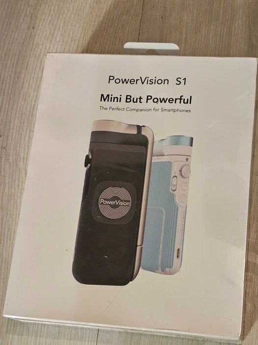 SIGILAT Gimbal PowerVision S1, Stabilizator 3 Axe Telefon, Baterie Externa Wireless, AI Tracking