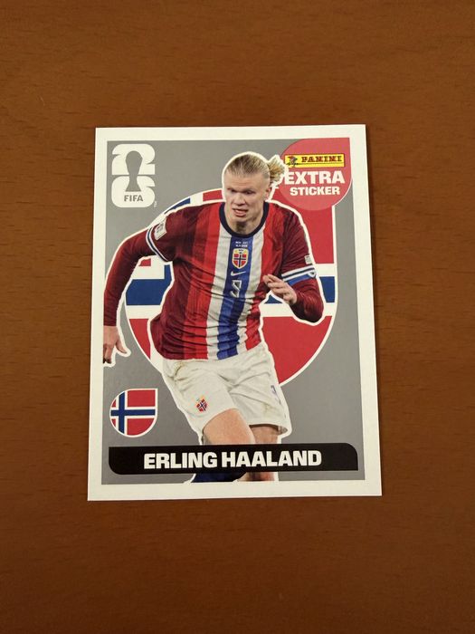 Erling Haaland extra sticker silver