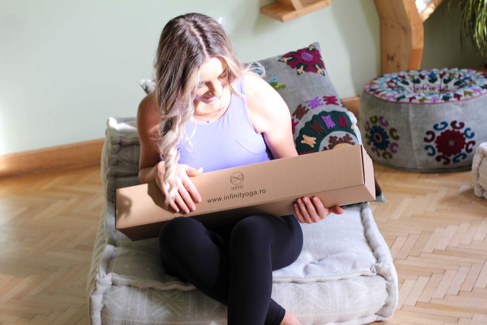 Saltea Yoga Premium Cauciuc Natural Army Green