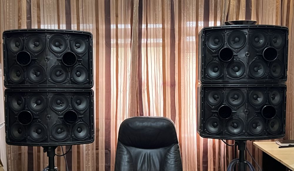 BOSE 802 Series II Full Set PRO 4 boxe + Amplificator 1800-V + EQ card