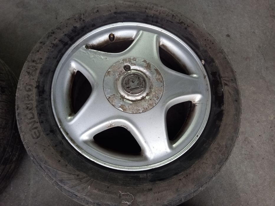 5х110/15 с гуми Опел Астра Зафира Вектра 5x110/15 Opel Astra Zafira