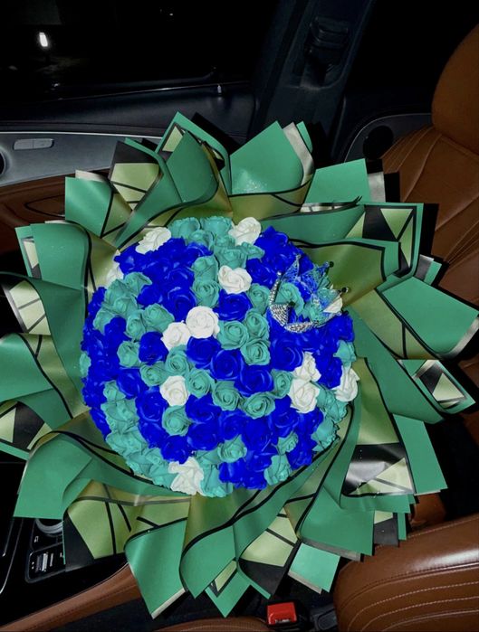 Buchet de flori sapun