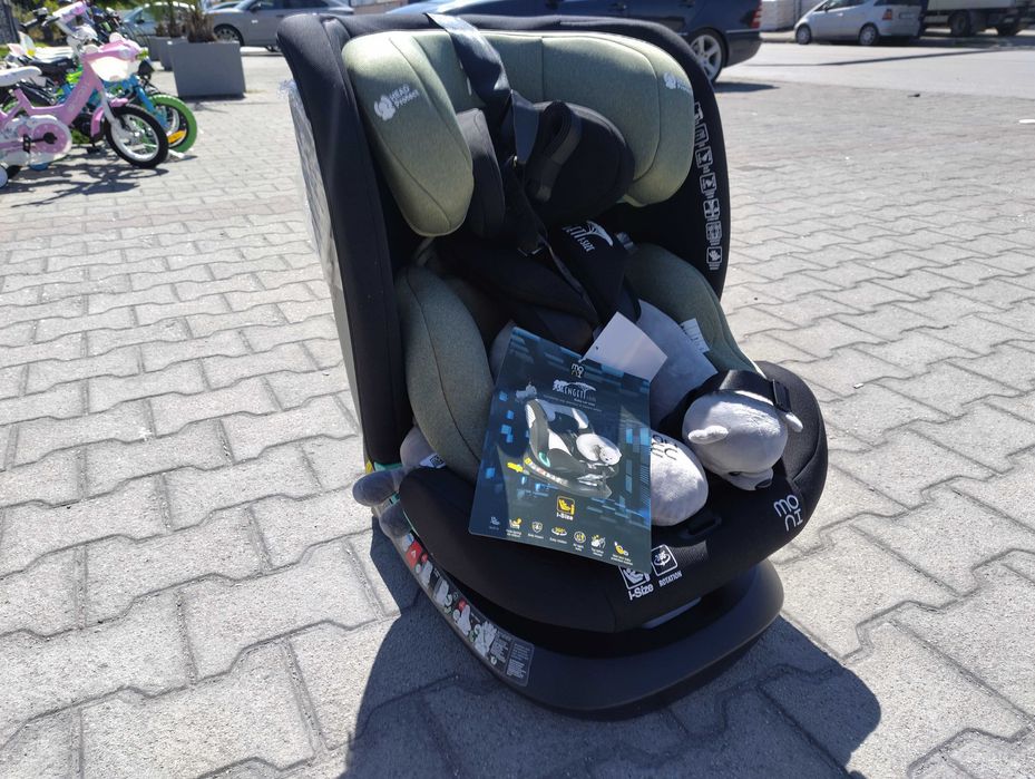 MONI Стол за кола SERENGETI 40-150 см зелен