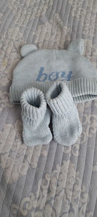 Комплект шапочка+пинетки Childrenplace