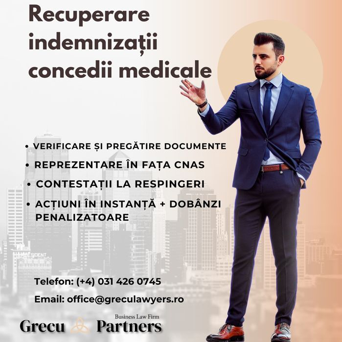 Recuperare indemnizații concedii medicale pentru companii