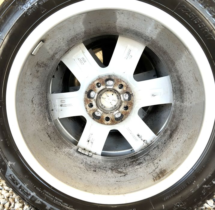 Джанти 17 от AUDI, 5х112, 7.5J, ET37, с гуми 225/55