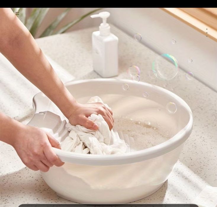 Тазик с стиральный доской