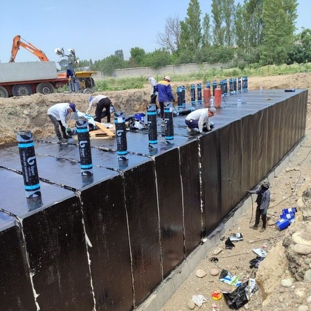 Gidro izalatsiya гидроизоляция фундамент