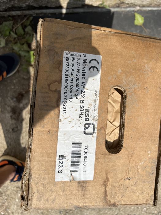 Pompa apa KSB VF2/2B