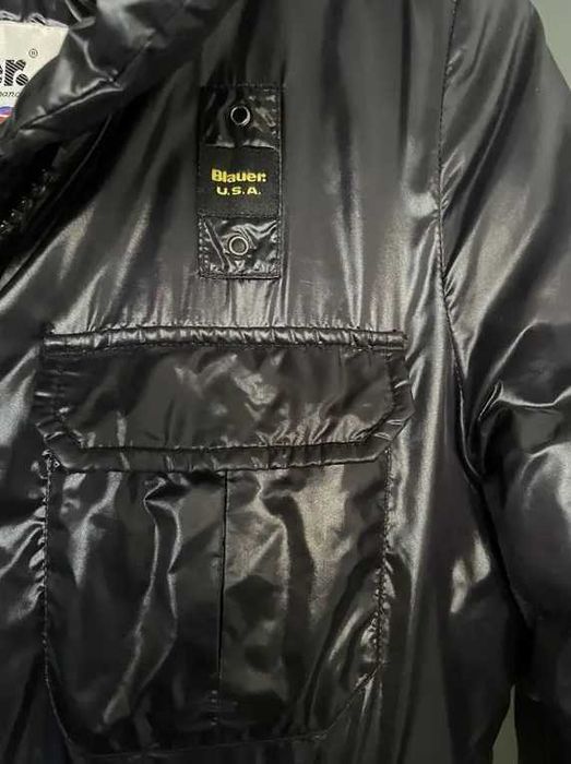 Jacheta geaca 50 L de lux Blauer USA umplutura puf si pene negru