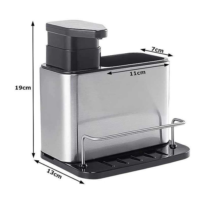 Дозатор за кухненска мивка, Сапунерка, Контейнер, кутия за гъба