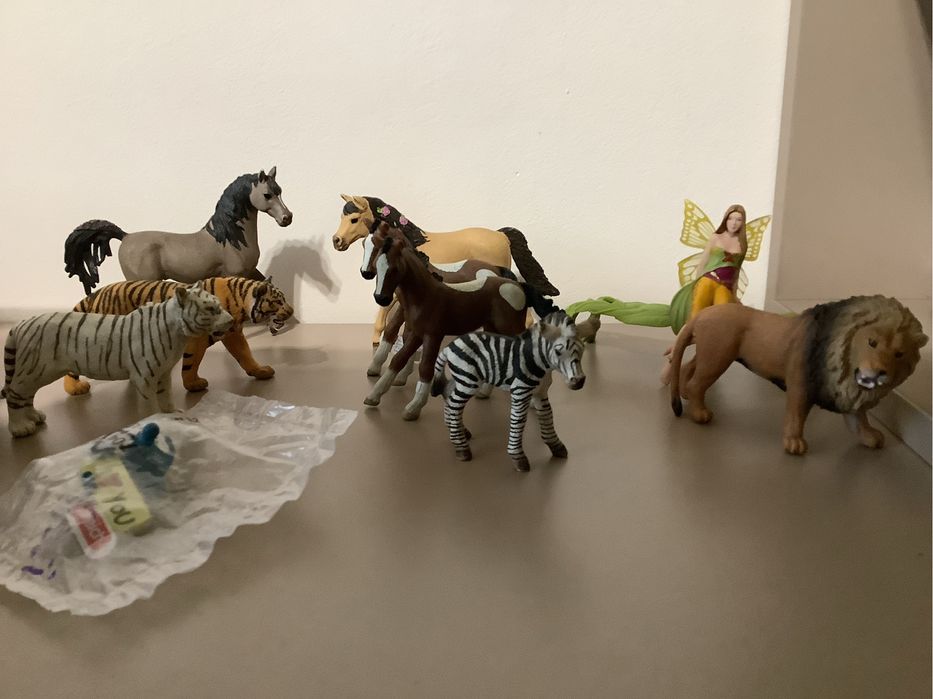 Animale figurine jucarii copii Schleich, cal, zebra