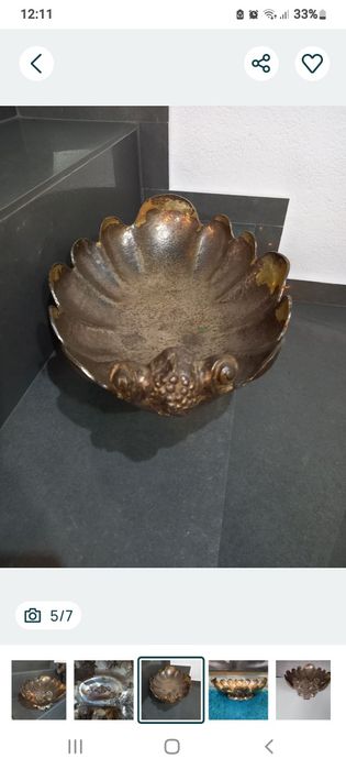 Fruptieră argintata mare