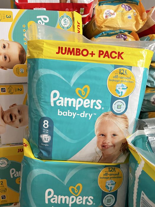 Английски памперси Pampers baby dry гащички 9ка. Mamia и Little Angels