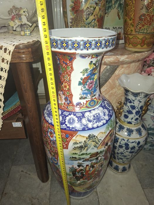 Китайсака ръчно рисувана ваза