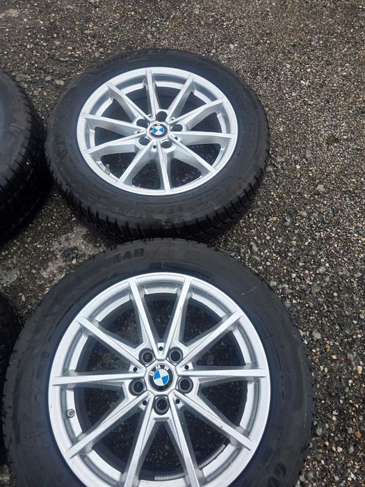 Продавам лети джанти 17" с зимни гуми Goodyear за BMW 5 Серия G30