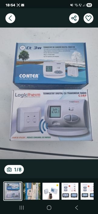 Montaj termostat ambiental Wireless