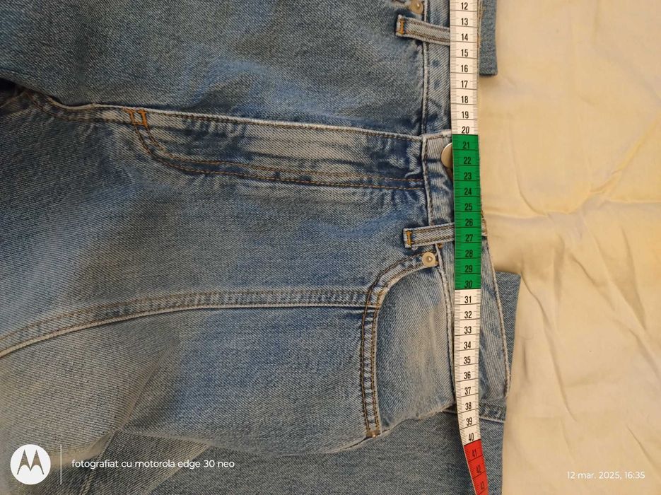 Blugi, 100% bumbac, Alessandra Rich, originali,măsură 29, talie inalta