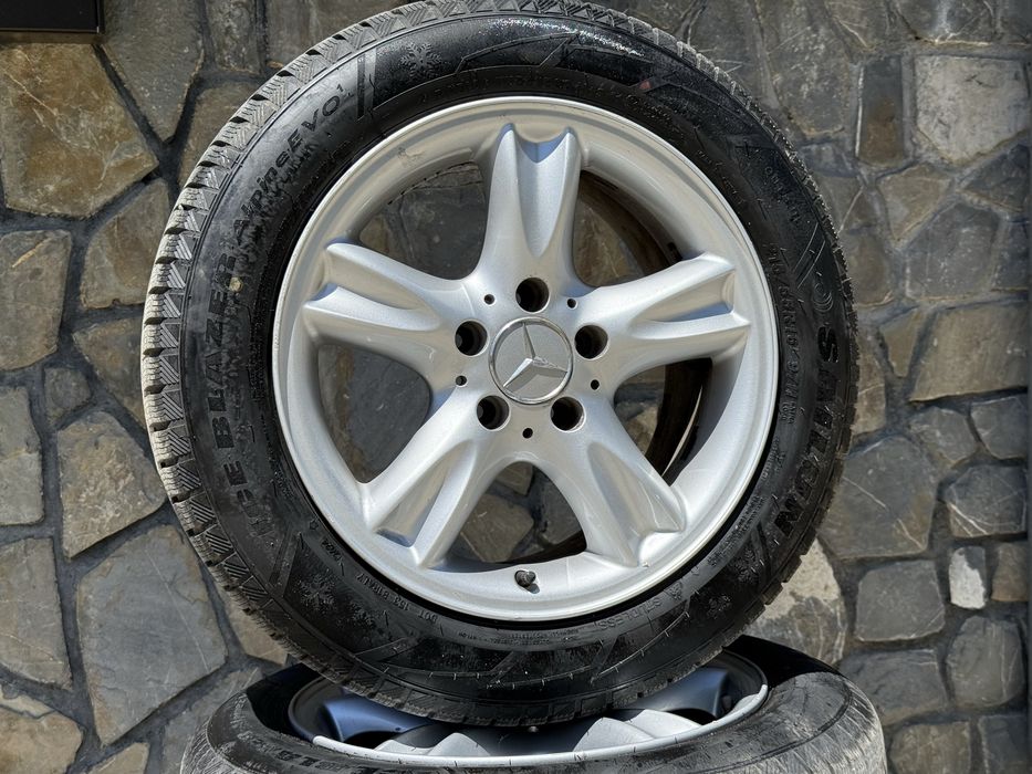 Jante 16” Mercedes CLK , 5x112 cu anvelope de iarna 215/55/R16