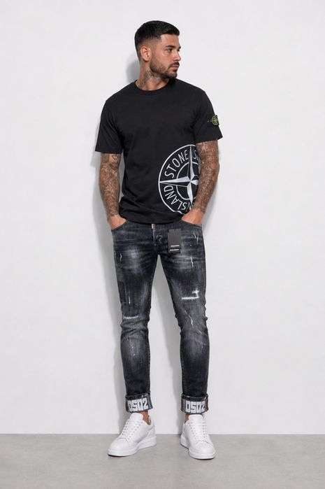 Мъжки Дънки + Тениска Dsquared2