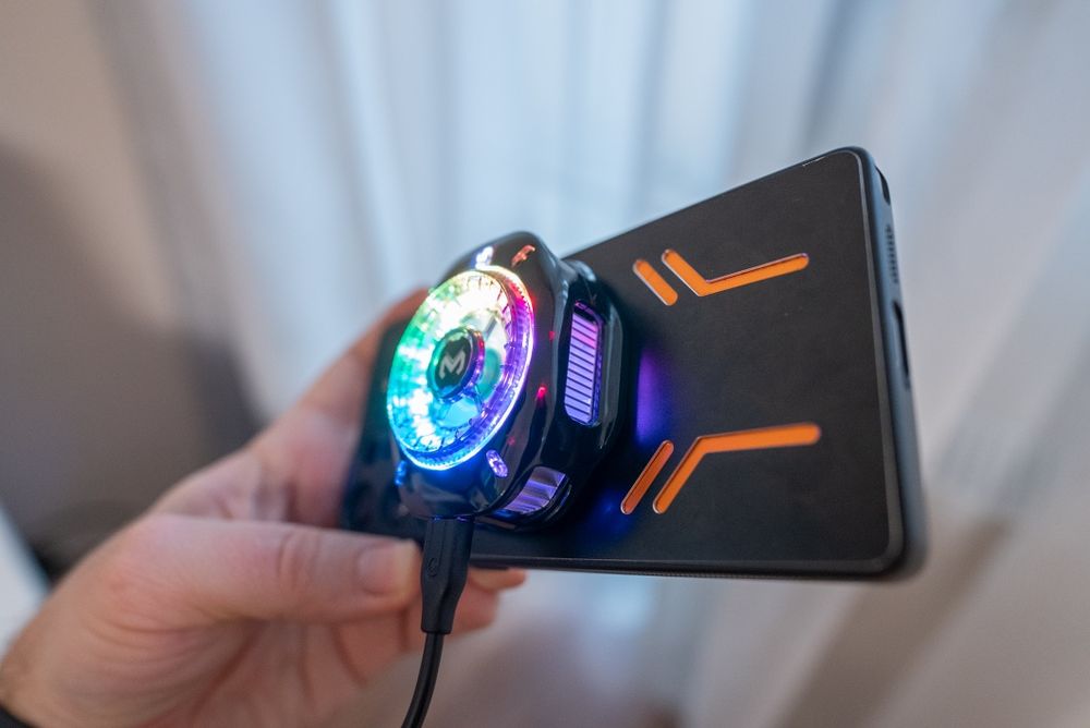 Pachet split controller bluetooth si cooler telefon pt gamehub