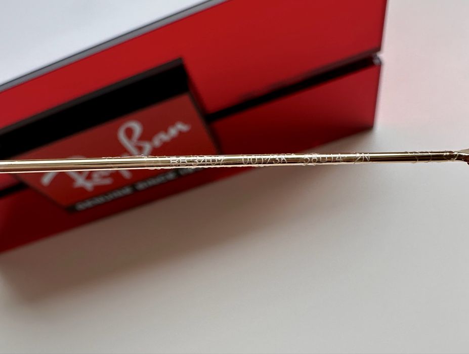 Ray Ban RB3407 58мм – стъклени лещи, като нови, Aviator premium