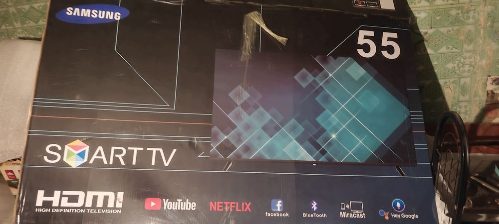 Samsung Smart TV 55" Android, Wi-Fi, Bluetooth, новый