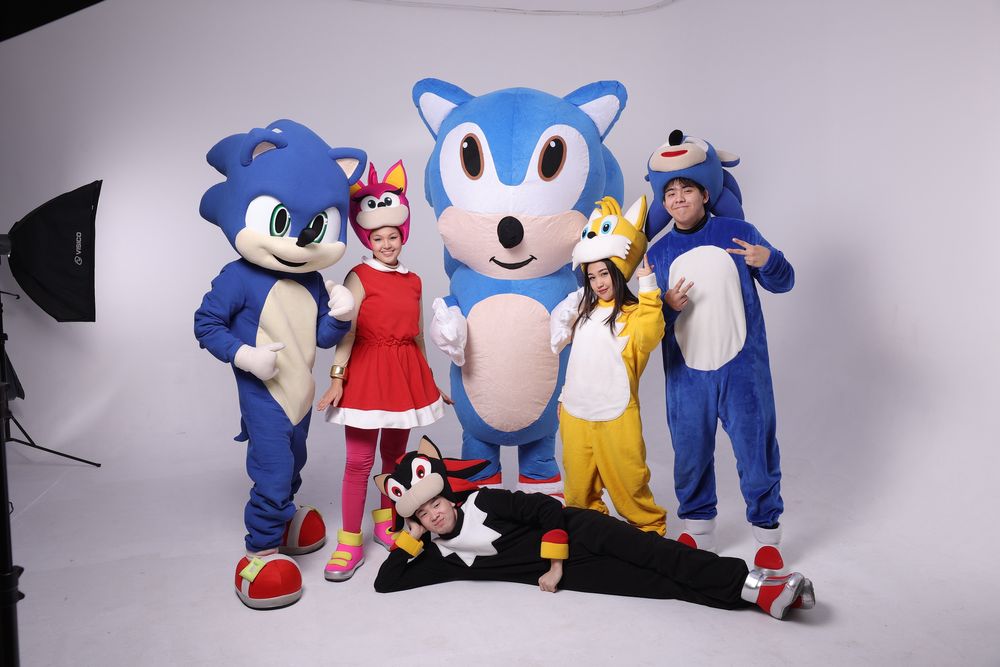 Аниматоры в Алматы хэтрикс, майнкрафт, соник, стич, лабубу