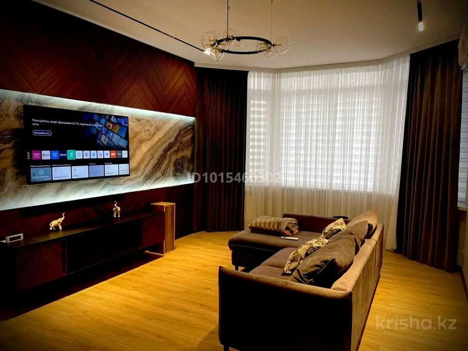 3-комнатная квартира · 120 м² · 5/7 этаж за 27 000 ₸ за сутки