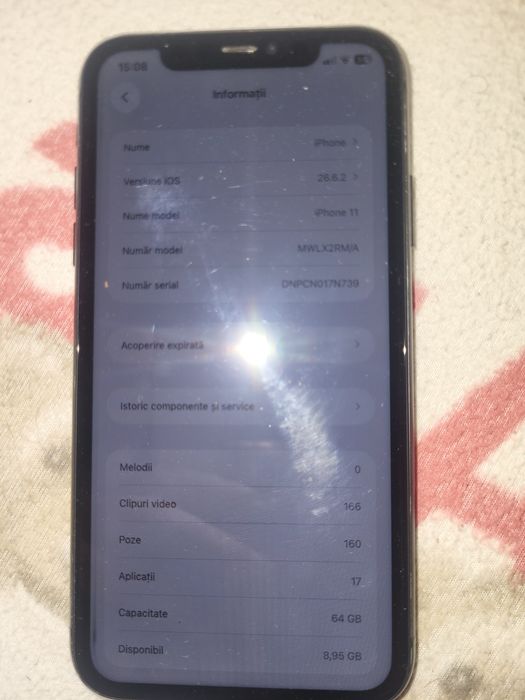 Iph 11 64gb utilizat defect butonul de volum